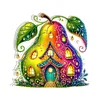 (US Local)Double Sided Special Shape Pear House Diamond Painting LED Light Ornaments
