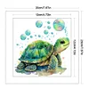 Turtle - 18CT Stamped Cross Stitch 20*20cm/7.87*7.87in
