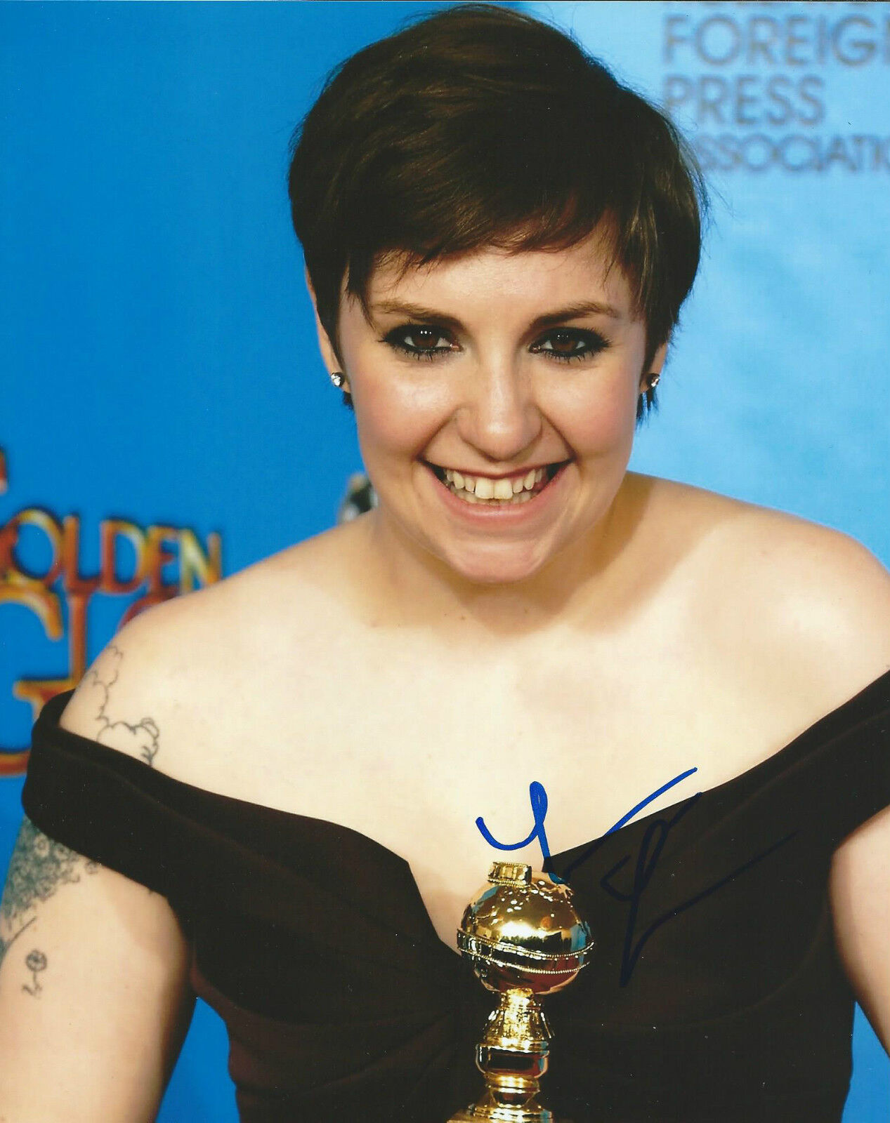 **GFA Girls TV Star * LENA DUNHAM * Signed 8x10 Photo Poster painting MH2 PROOF COA**