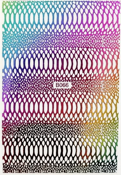 New 3D Bohemia Self-Adhesive Neon Curve Serpentine Letter Stripe Nails Stickers Acrylic Decorations Manicure Design-Nail Inspo