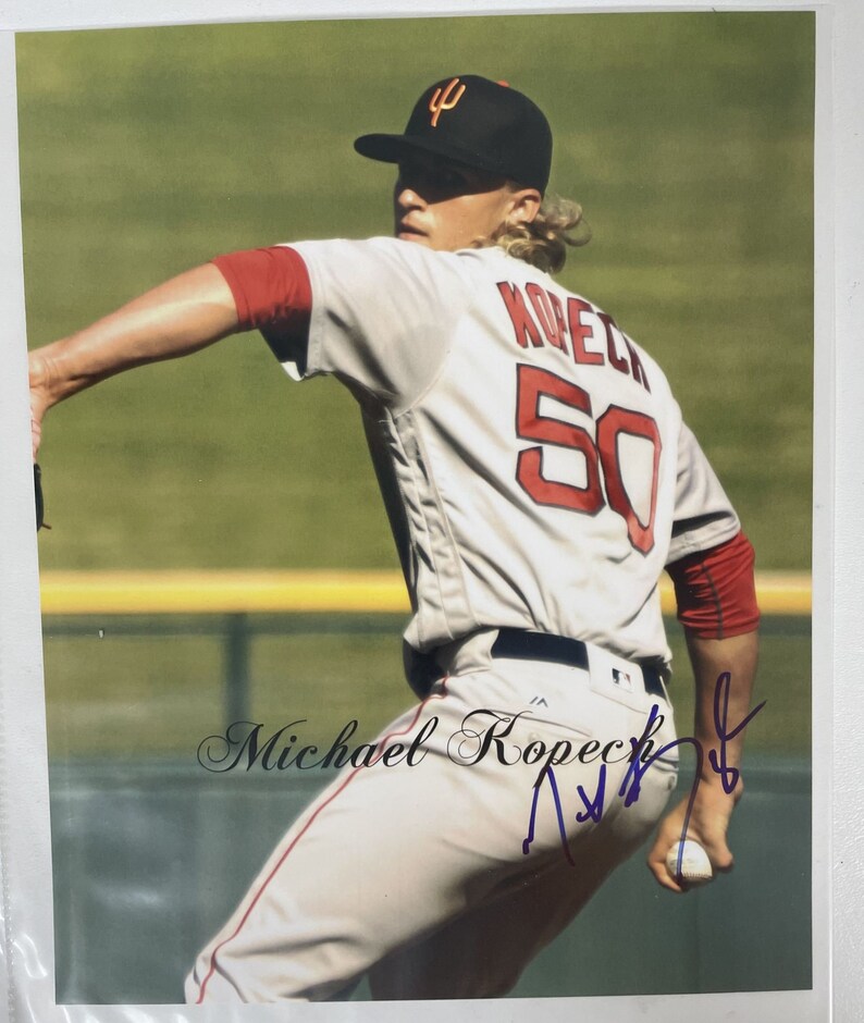 Michael Kopech Signed Autographed Glossy 8x10 Photo Poster painting - COA Matching Holograms