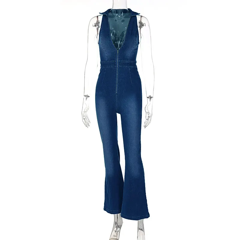 Classic Denim Jumpsuits