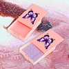 (US Local)4Pcs Butterfly Diamond Painting Tray 5D DIY Drills Plate with Sppon & Brush