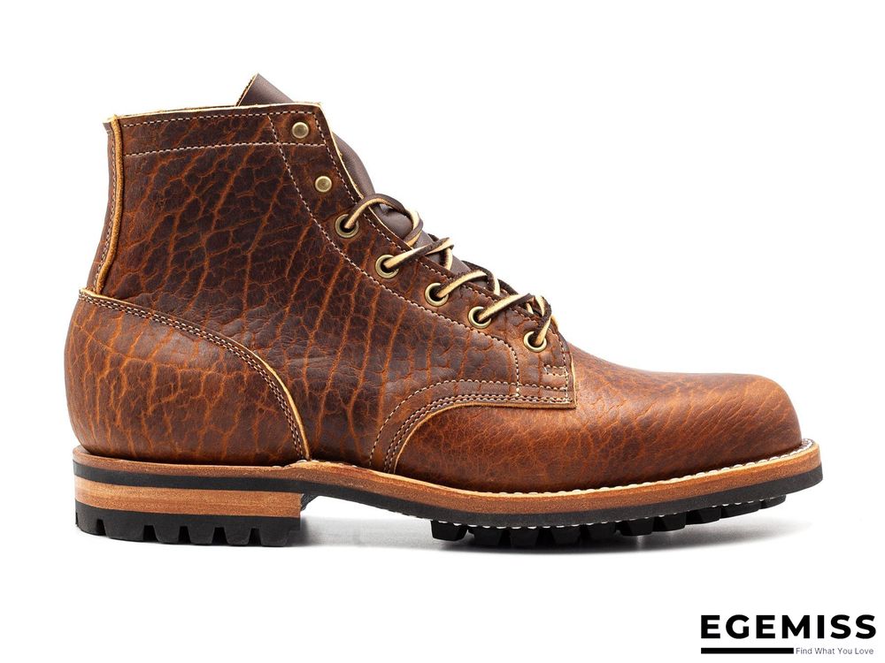 Cow Split Leather Men Boots Comfortable Boots Men Footwear Rubber Ankle Boots Men's Shoes | EGEMISS