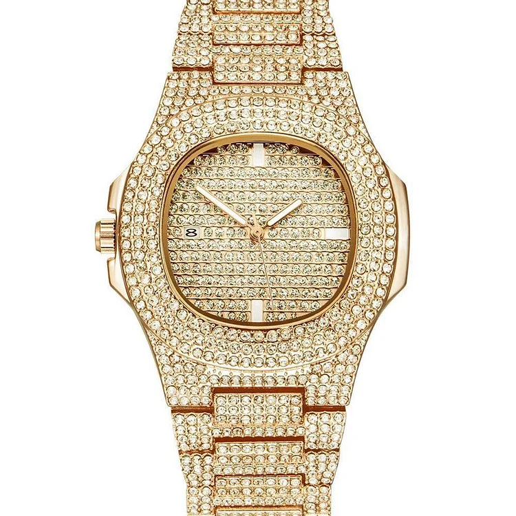 Iced Out Diamond Watch