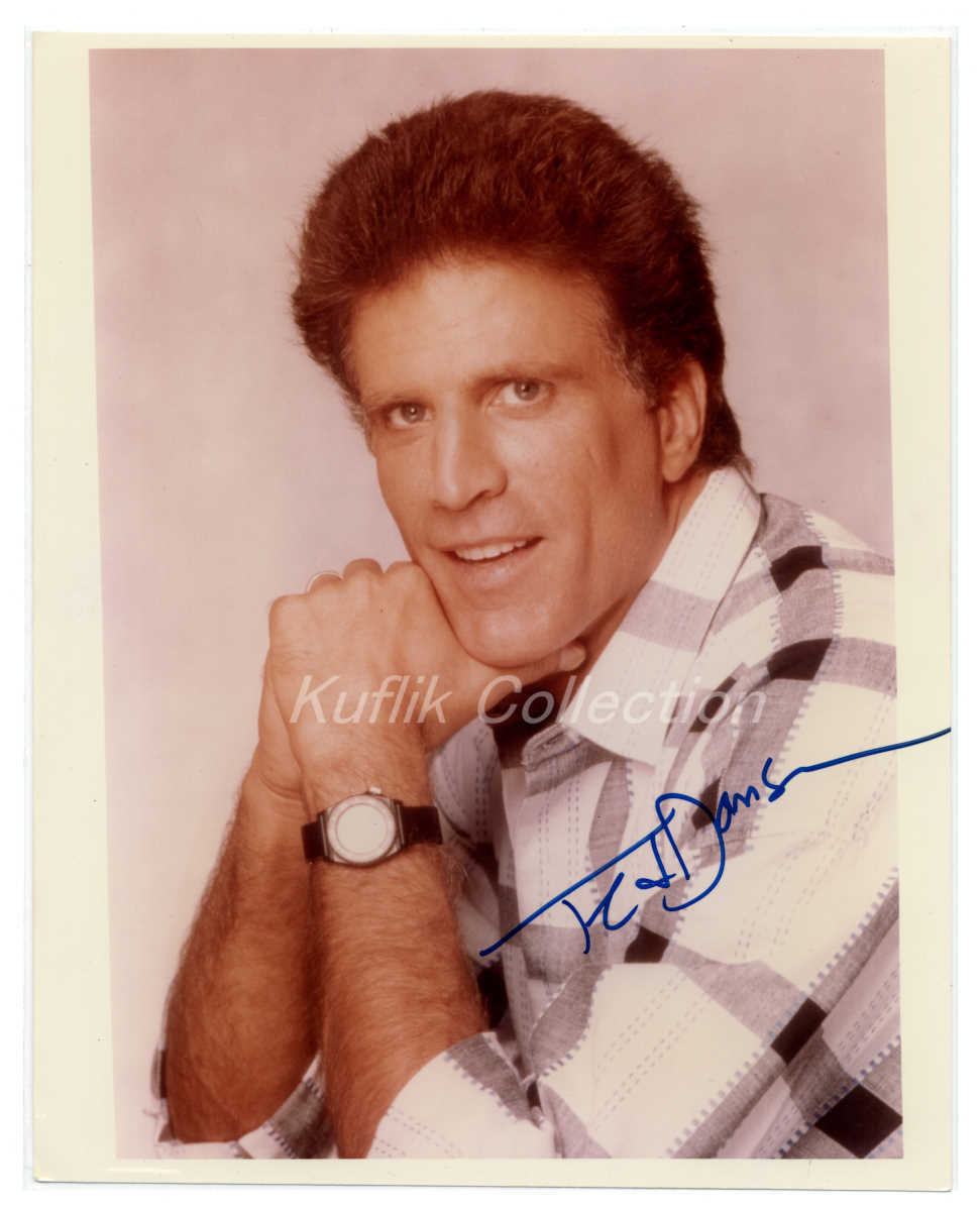 Ted Danson - Signed Autograph Color 8x10 Photo Poster painting - Actor - Cheers