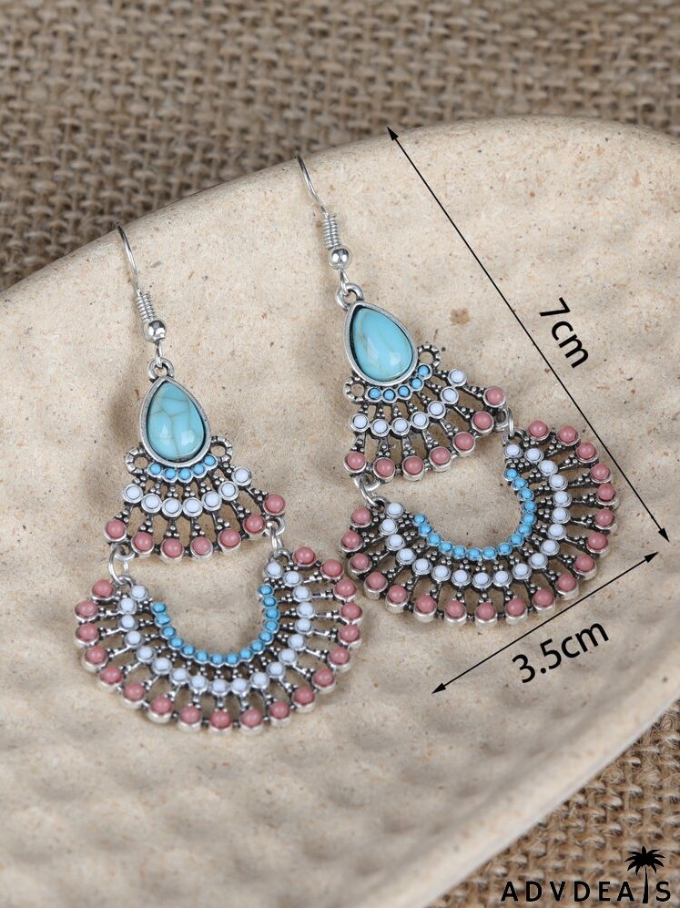 Hollow Out Drop Earrings
