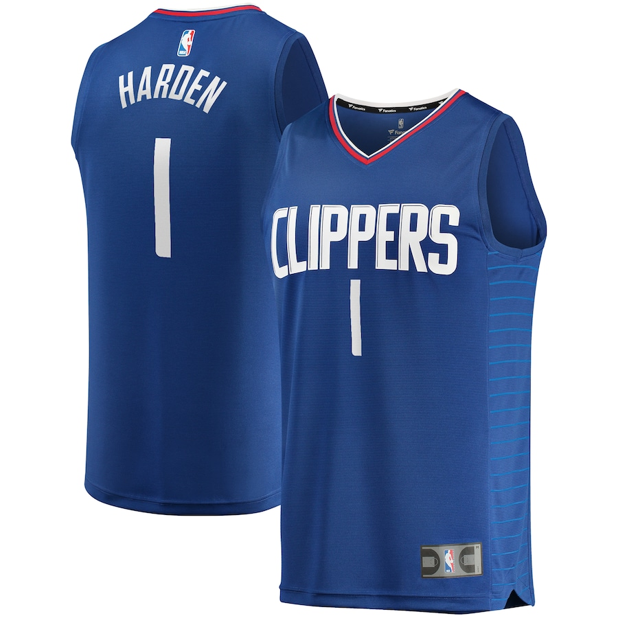LA Clippers James Harden Fanatics Royal Fast Break Jersey mysite