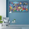 Tropical Fish-14CT Stamped Cross Stitch 61*34cm/24.02*13.39in (Big Size) tapestrymarket