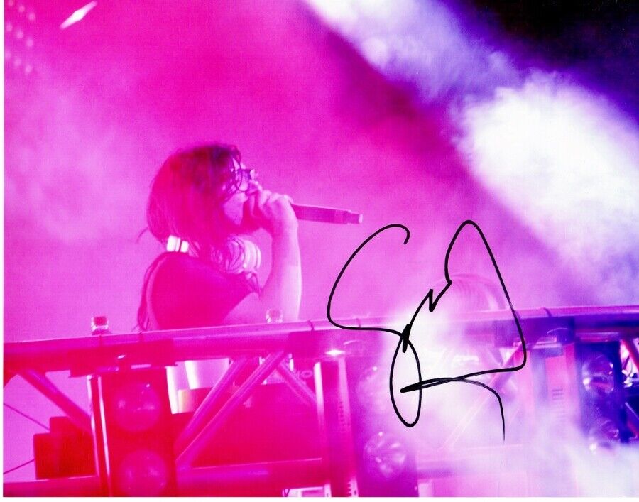 DJ Skrillex - Sonny Moore Signed - Autographed EDM producer - Singer 11x14 Photo Poster painting