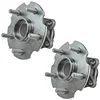 TRQ Rear Wheel Hub Bearings Assembly Set Compatible with 2010-2012 Lexus HS250h 2015-2017 NX200t 2018-2021 NX300 2015-2016 NX300h 2016 Scion iM 2011-2016 tC 2017-2018 Toyota Corolla iM 2006-2018 RAV4
