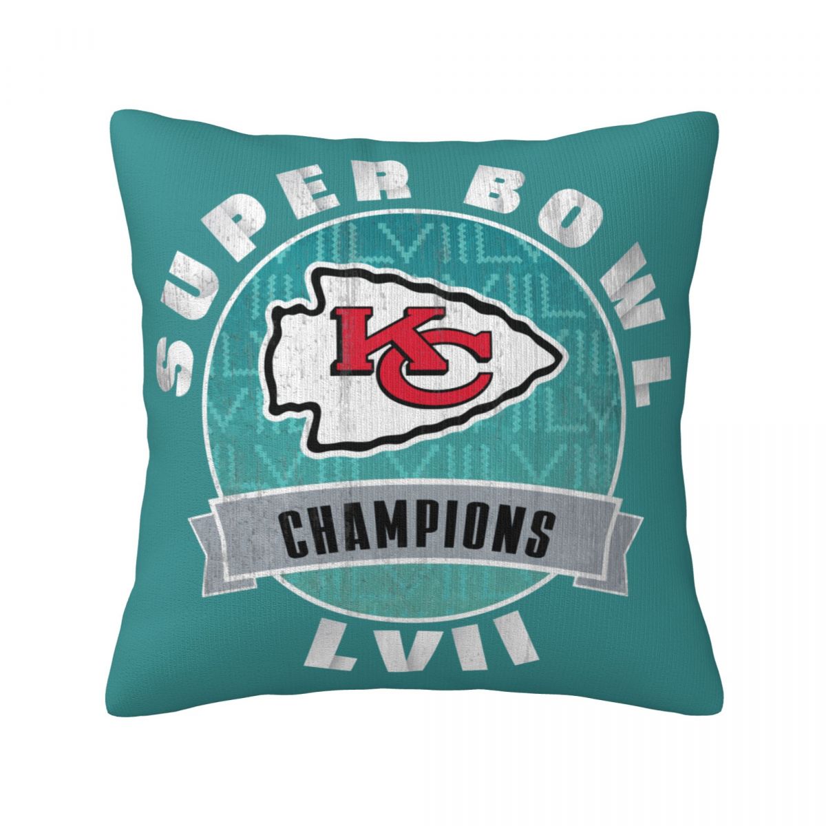Kansas City Chiefs Champions Super Bowl Short Plush Cushion for Home Decor