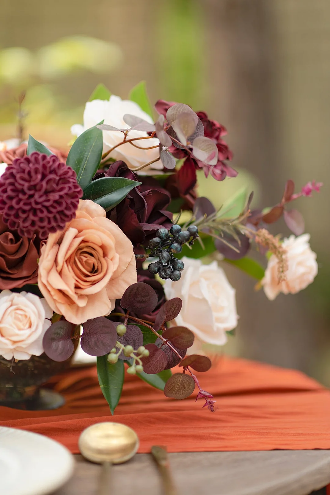 Silk Dahlia Designer Flower Boxes