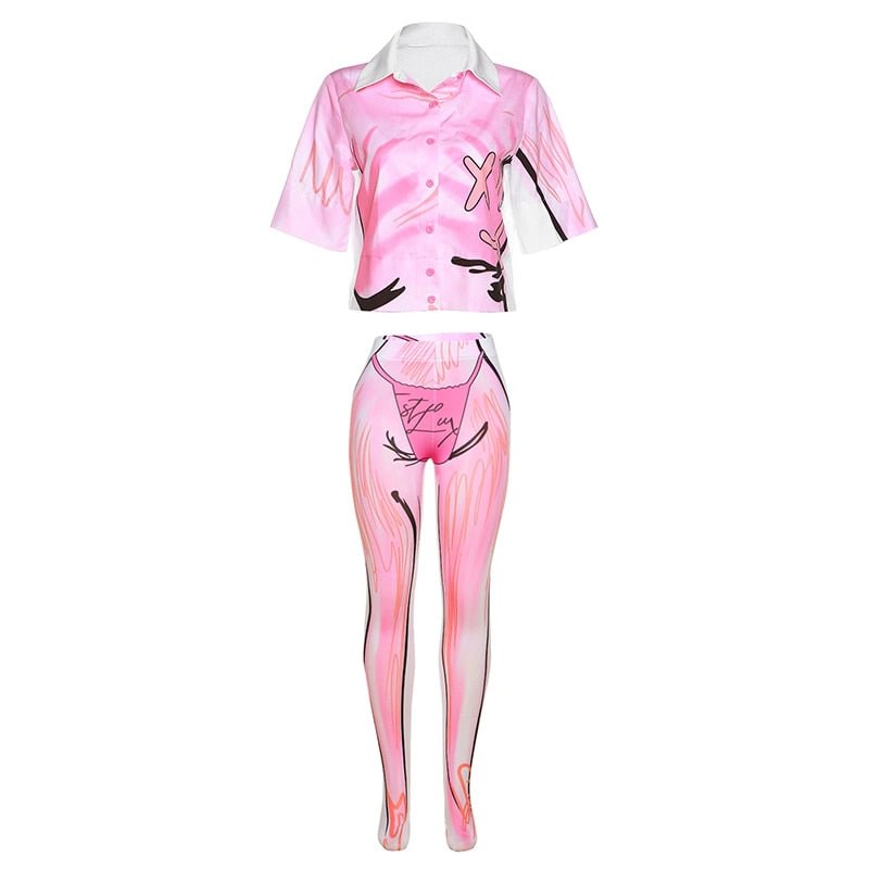 KLALIEN Fashion Casual Print Shirt Women Summer New 2022 Short Sleeve T Shirt Female Streetwear Y2K Wild Basic Slim Top Hot