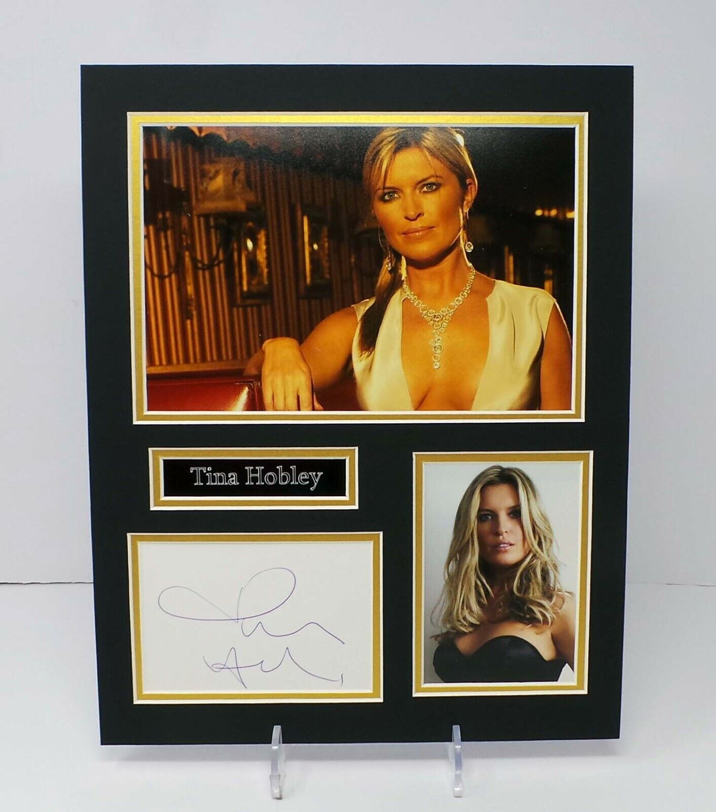 Tina HOBLEY Coronation Street Signed Mounted Sexy Photo Poster painting Display AFTAL RD COA