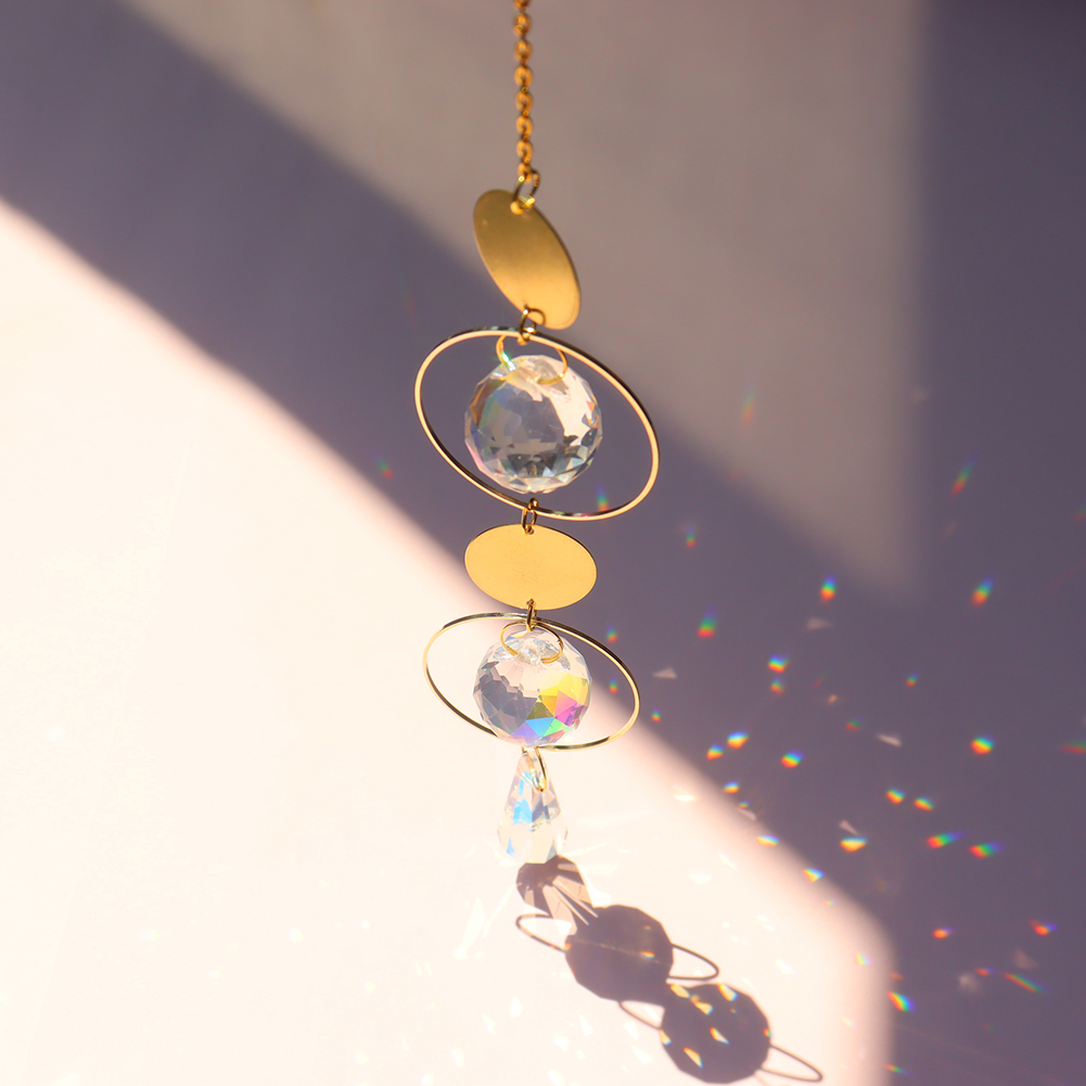

Moon Sun Ball - Art Crystal Suncatcher, 501 Original