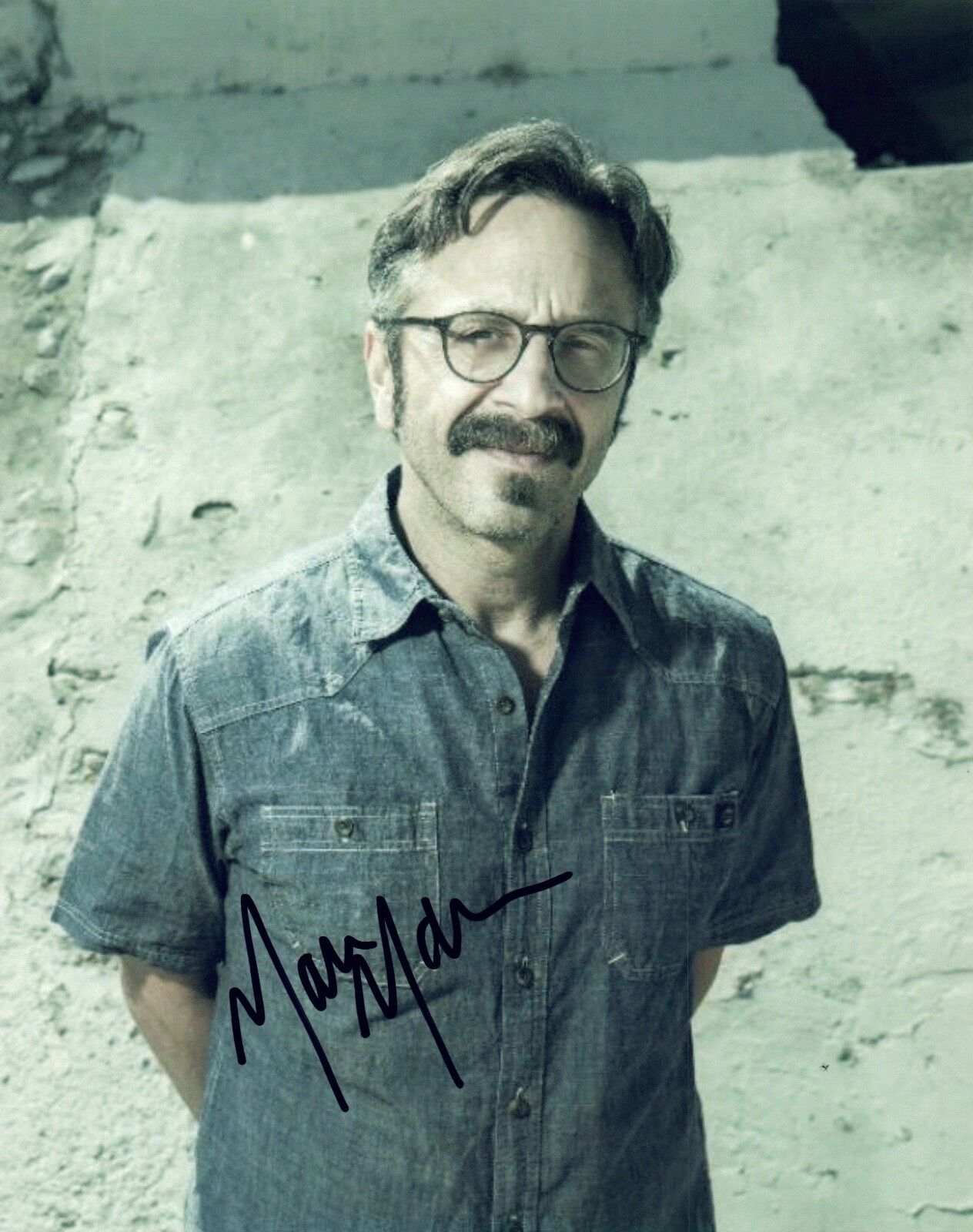 Marc Maron Signed Autographed 8x10 Photo Poster painting GLOW & MARON Actor Comedian COA