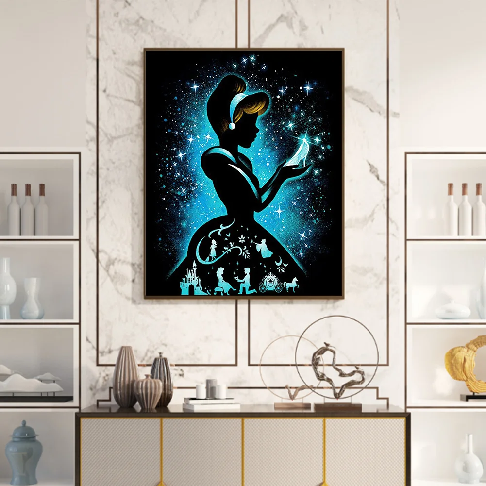 Full Round Diamond Painting 40*50cm - Silhouette