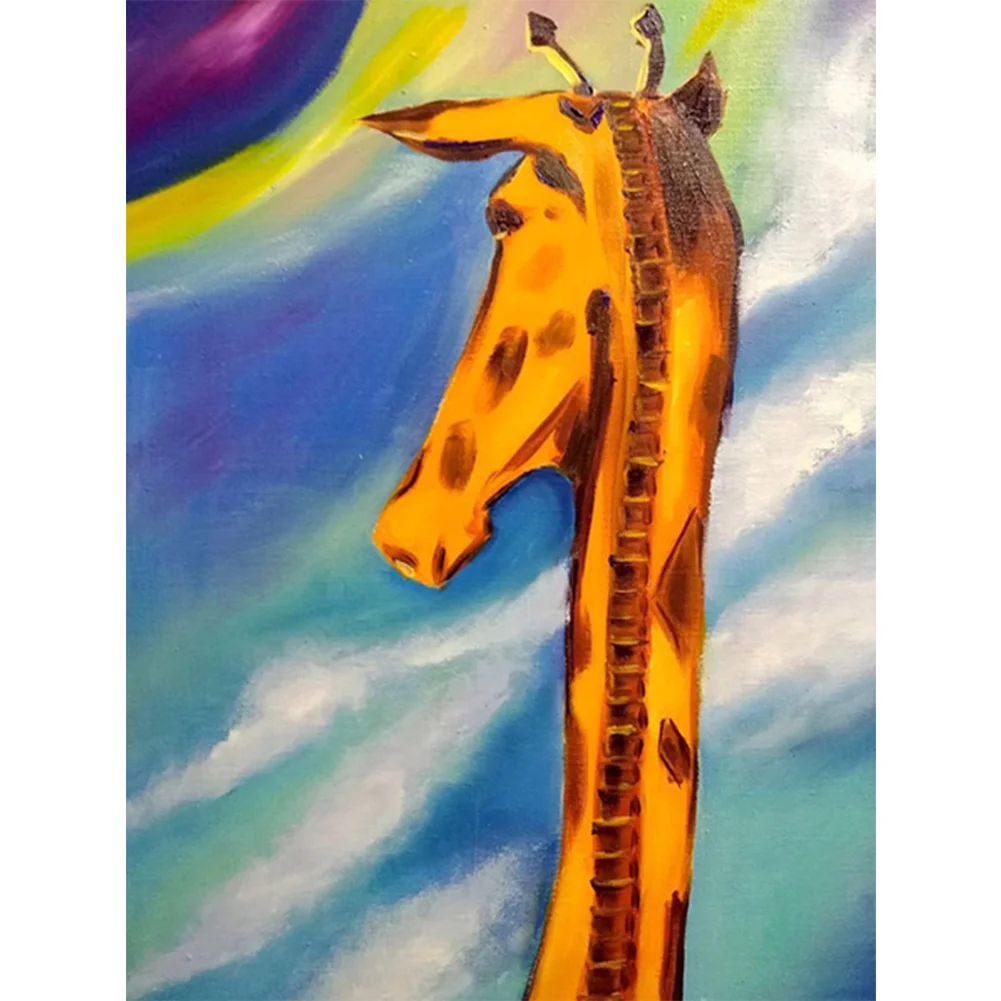 Diamond Painting - Full Round Drill - Giraffe(50*60cm)