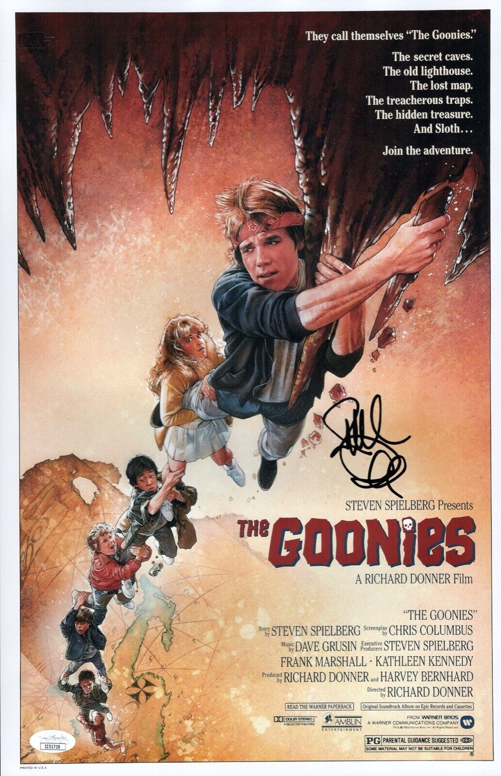 RICHARD DONNER Signed 11x17 Photo Poster painting GOONIES Director Autograph JSA COA Cert