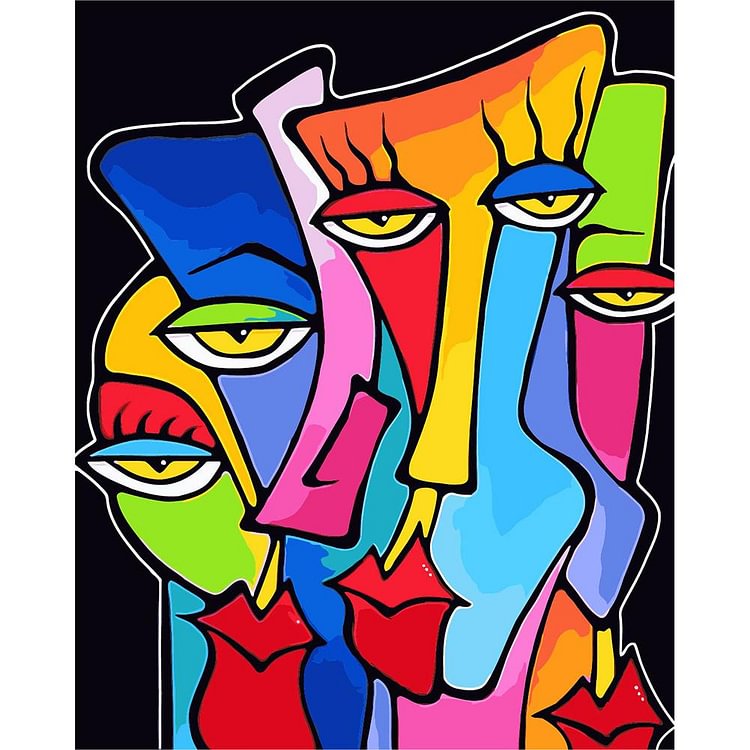 Abstract Design - Painting By Numbers - 40x50cm