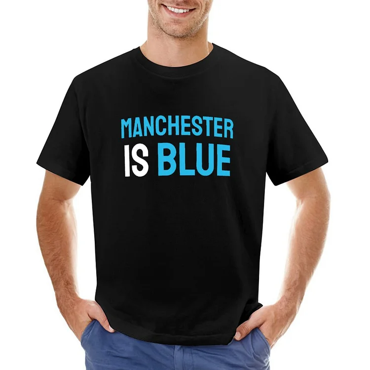Manchester is Blue Alt Men's T-shirt