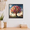 Diamond Painting-DIY Full Round Drill Colorful Butterfly Tree