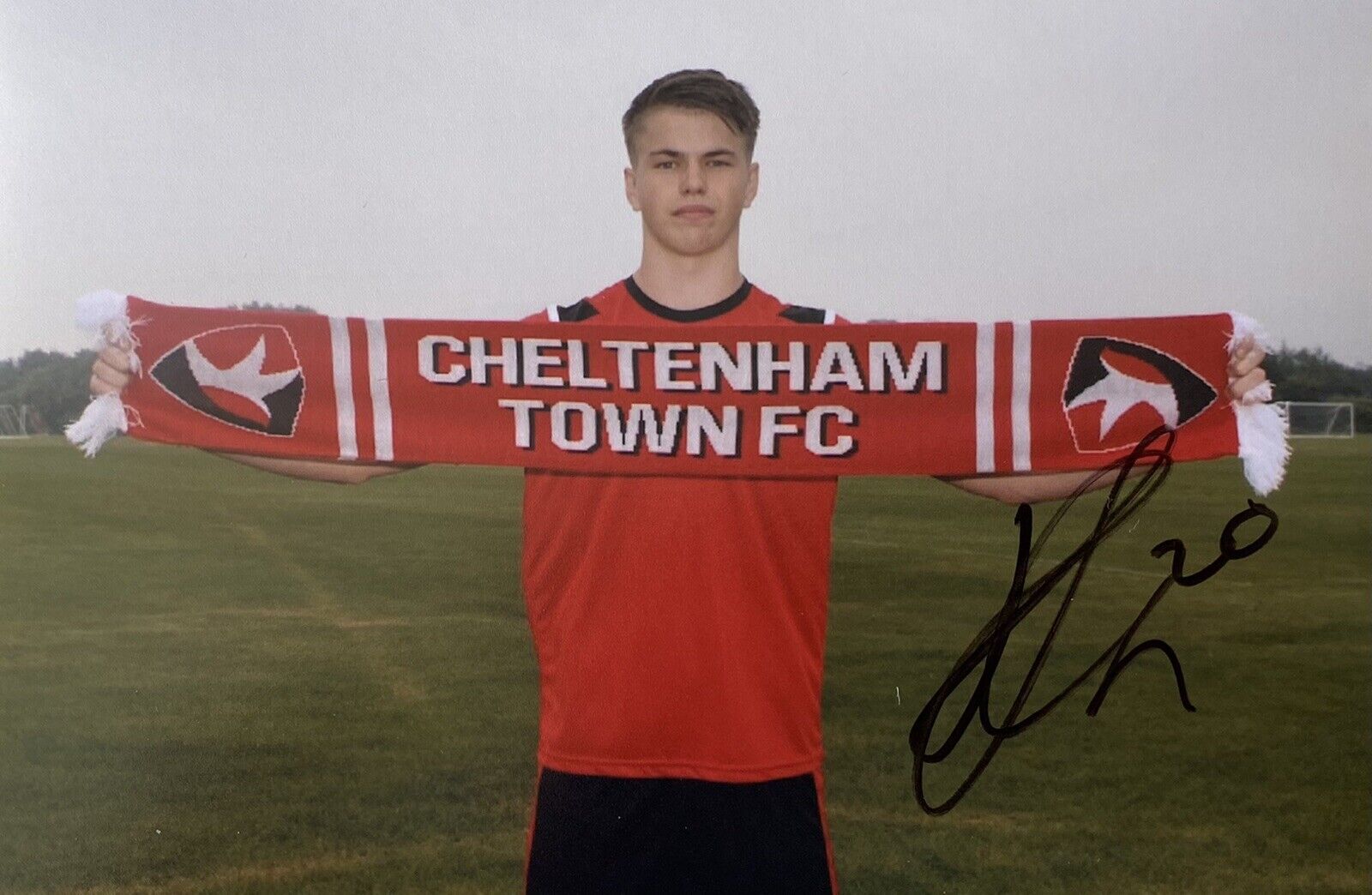 Josh Griffiths Genuine Hand Signed Cheltenham Town 6X4 Photo Poster painting