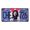 Guevara 726 - Enseigne M&eacute;tallique de permis de voiture(30*15cm)
