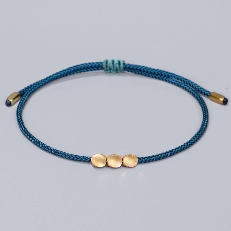 1 Piece Original Design Geometric Copper Knitting Bracelets