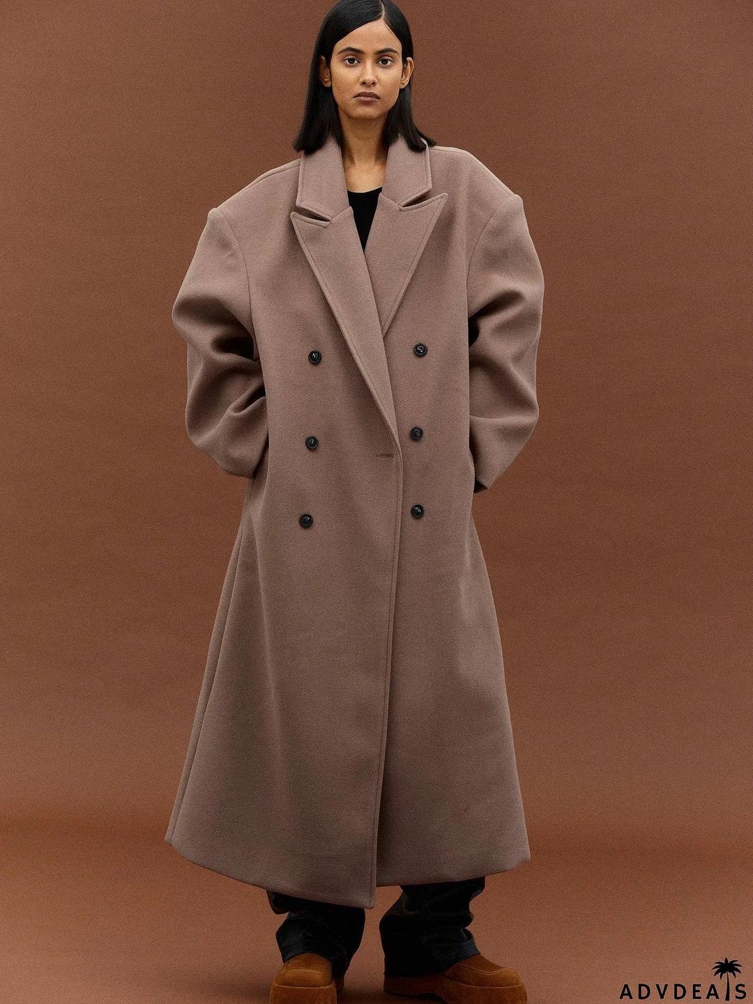 Oversized Elegant Grandpa Coat