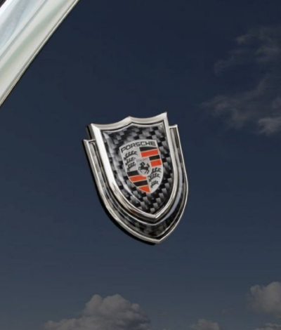 Car Body Side Window Decoration Carbon Fiber Metal Car Sticker