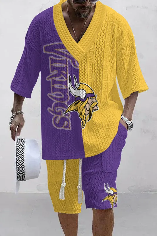 Minnesota Vikings Limited Edition Top And Shorts Two-Piece Suits