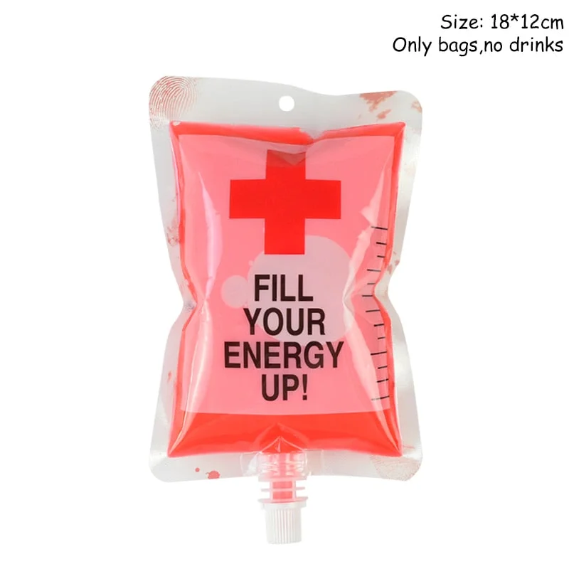 Halloween Decoration Props Skull Vampire Blood Drink Bags Halloween Party Decor Supplies Horror Halloween Accessories Ornament