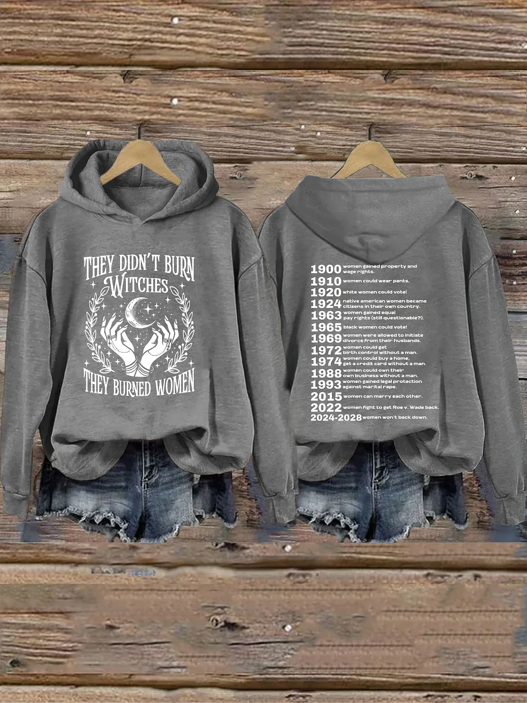 They Didn't Burn Witches They Burned Women Hoodie