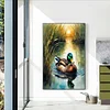 (40*60cm)DIY Full Round Drill Diamond Painting-Duck