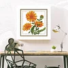 Flower-11CT Stamped Cross Stitch Kit(21*21cm)