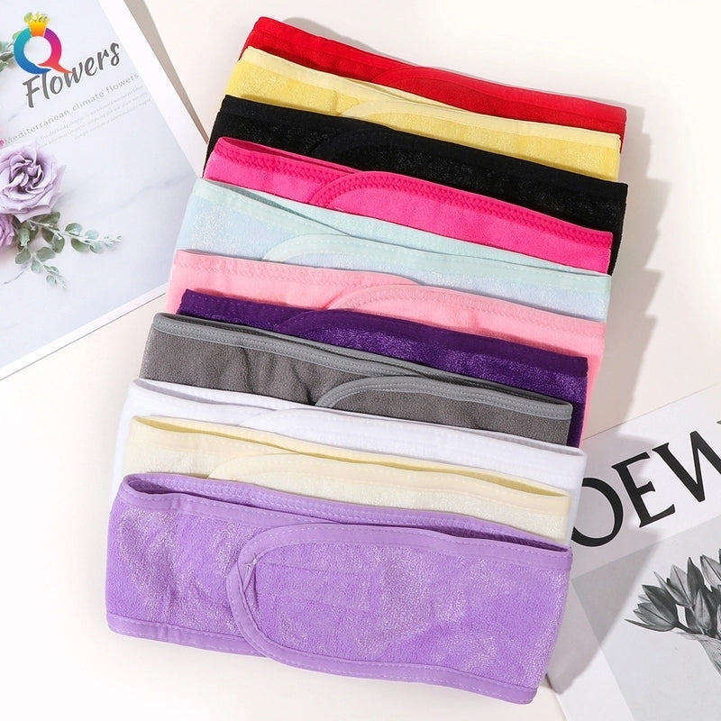 Minimalist Unisex Solid Color Cotton And Linen Spa Headband