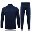Joyfball 2024/2025 Italy Long Zipped Jacket Royal Blue Soccer Jersey 1:1 Thai Quality 