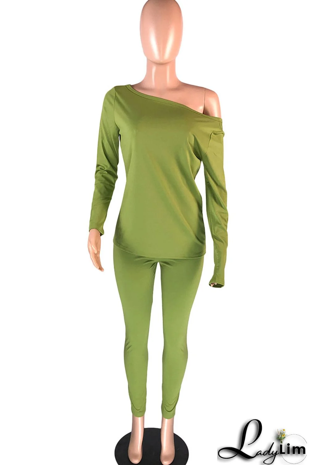 Grey Casual Solid Patchwork O Neck Long Sleeve Two Pieces