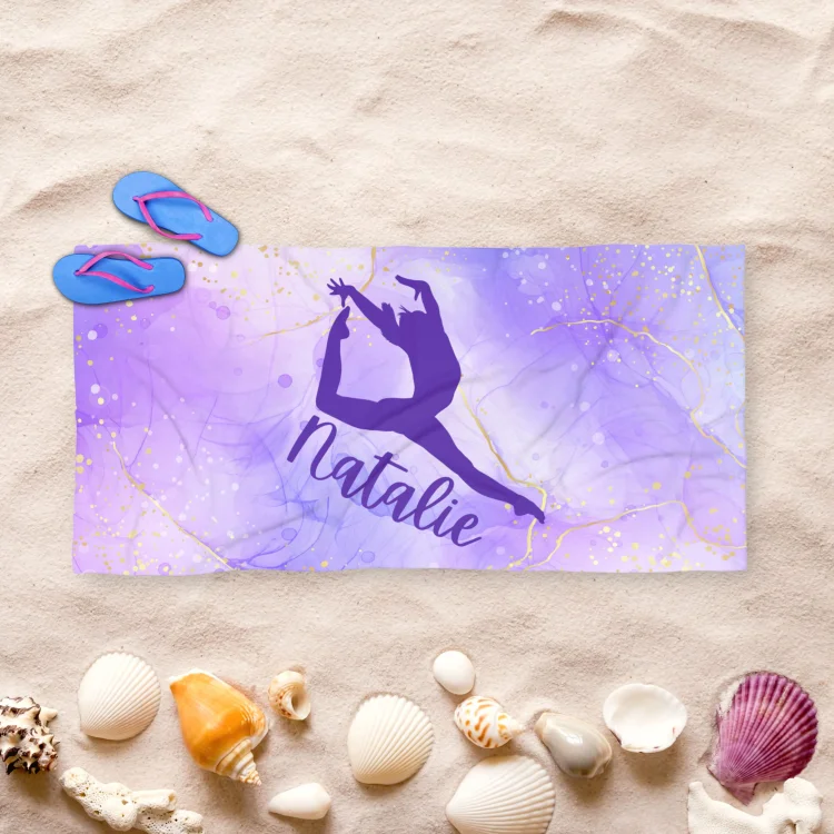 Personalized Gymnastics Beach Towel For Summer&Beach|DYTowel335