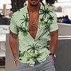 Men's Hawaii Coconut Casual Beach Shirt by Inlyline