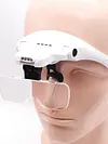 Head Magnifying Glass 5 Detachable Lens Hands Free Magnifier for Reading Repair