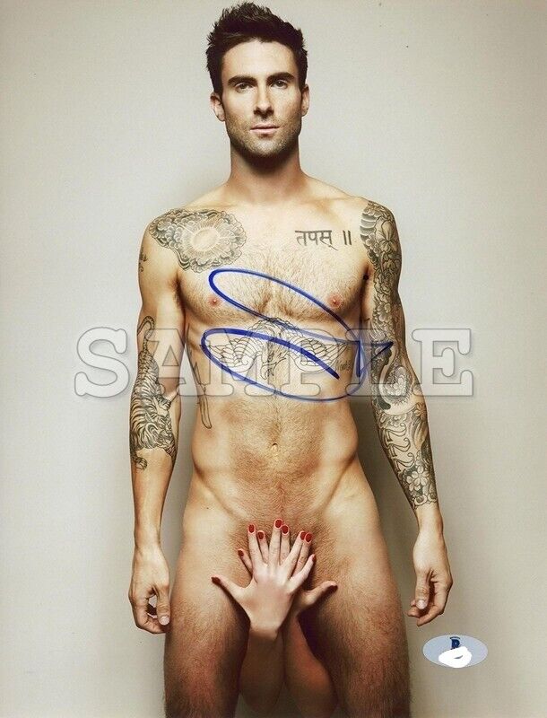 Adam Levine Signed 8x10 Photo Poster painting RP -  Shipping!!