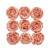 10 Pack | 3" Peach Artificial Silk DIY Craft Peony Flower Heads