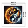 (Multi-Style) Tai Chi-11CT Stamped Cross Stitch 40*40cm/15.75*15.75in