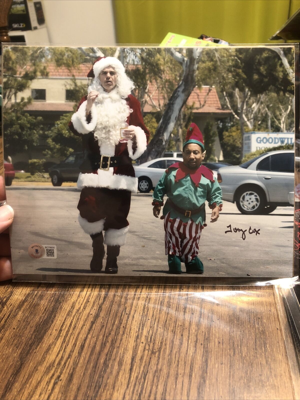 Bam! Geek Box Exclusive Bad Santa Signed 8x10 Print Tony Cox -  Shipping!