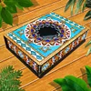 (US Only)Special Shaped Bright Drill DIY Diamond Painting Jewelry Box Kit (MH202)