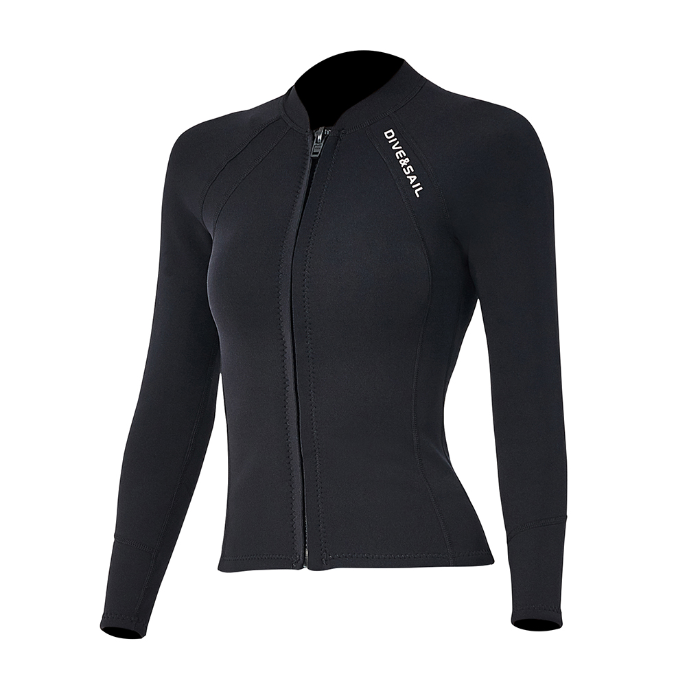 

DIVE SAIL Women Diving Long Sleeve Jacket Snorkeling Surf Zip Tops, Xxl, 501 Original