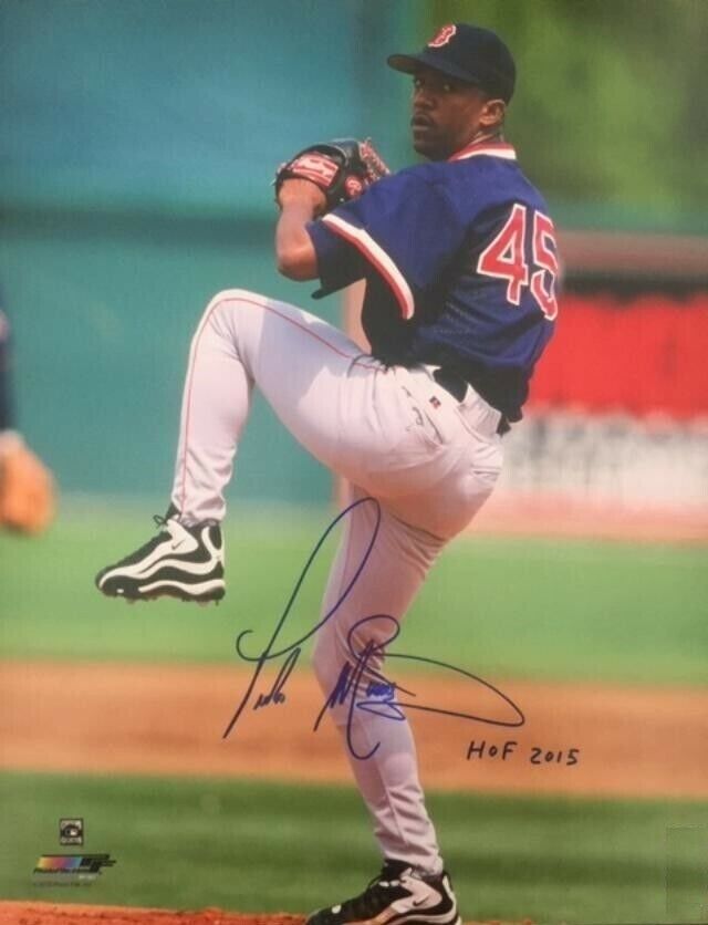 Pedro Martinez Autographed Signed 8x10 Photo Poster painting ( HOF Red Sox ) REPRINT